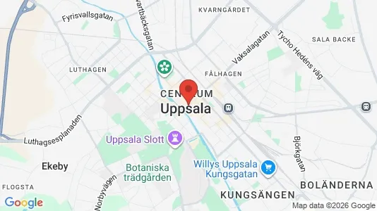 Rum att hyra i Uppsala - Bild från Google Street View