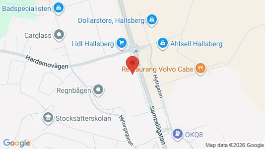 Lägenheter att hyra i Hallsberg - kort over placeringen