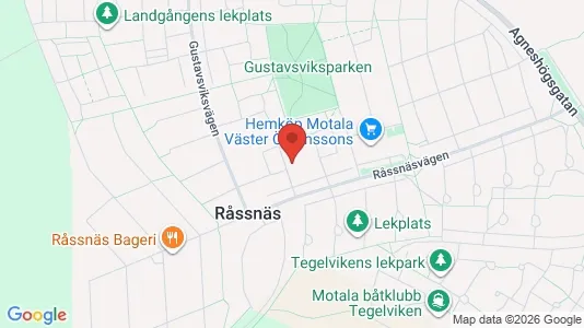 Lägenheter att hyra i Motala - kort over placeringen