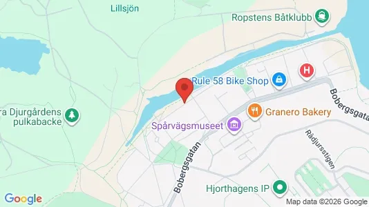 Lägenheter att hyra i Gärdet/Djurgården - kort over placeringen