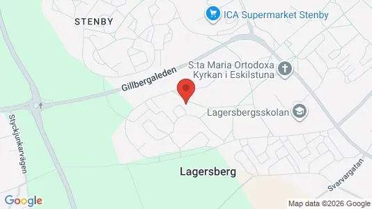 Lägenheter att hyra i Eskilstuna - kort over placeringen