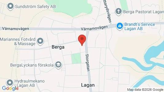Lägenheter att hyra i Ljungby - kort over placeringen