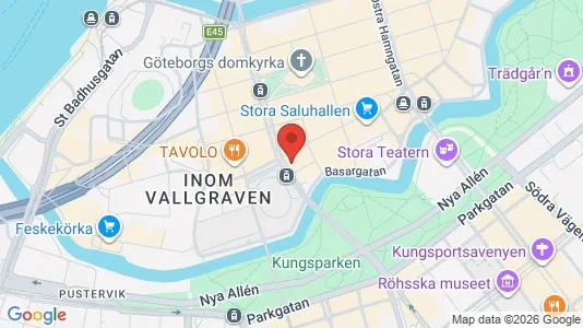 Lägenheter att hyra i Göteborg Centrum - kort over placeringen