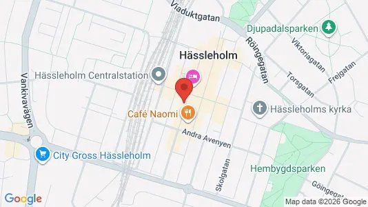 Lägenheter att hyra i Hässleholm - kort over placeringen