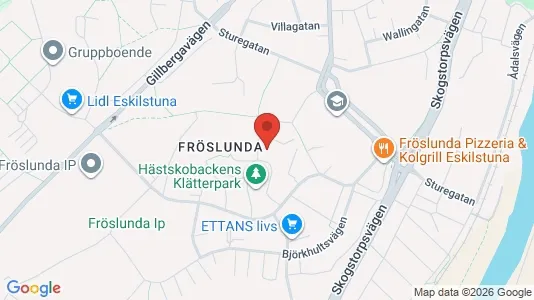 Lägenheter att hyra i Eskilstuna - kort over placeringen