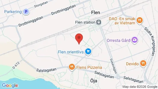 Lägenheter att hyra i Flen - Bild från Google Street View