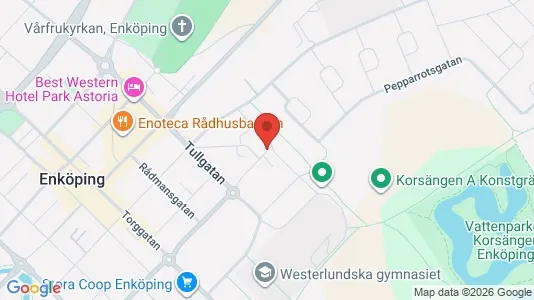 Lägenheter att hyra i Enköping - kort over placeringen