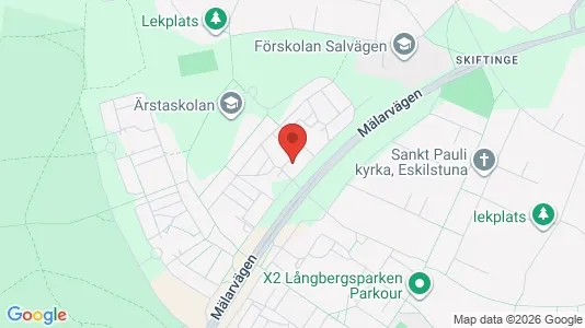 Lägenheter att hyra i Eskilstuna - kort over placeringen