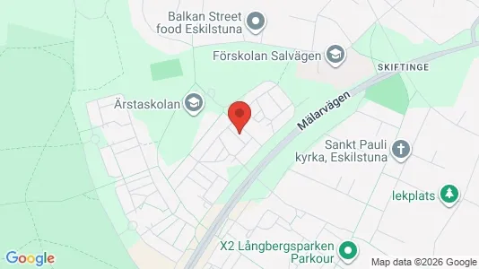 Lägenheter att hyra i Eskilstuna - kort over placeringen
