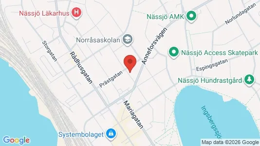 Lägenheter att hyra i Nässjö - Bild från Google Street View