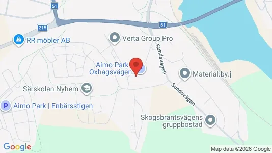 Lägenheter att hyra i Finspång - kort over placeringen