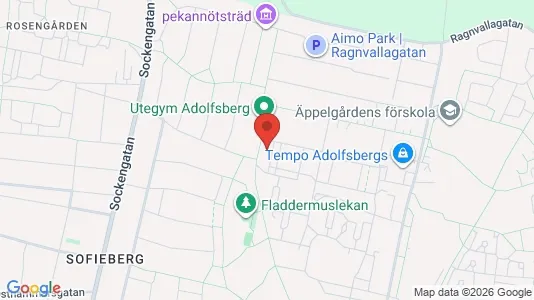 Lägenheter att hyra i Helsingborg - kort over placeringen