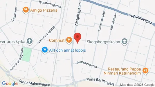 Lägenheter att hyra i Katrineholm - Bild från Google Street View