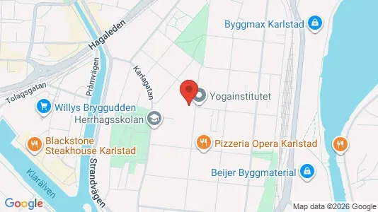Lägenheter att hyra i Karlstad - kort over placeringen