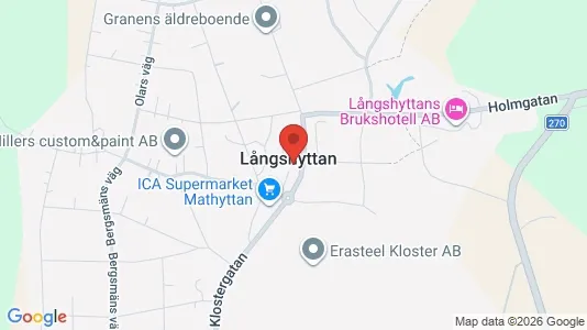 Lägenheter att hyra i Hedemora - kort over placeringen