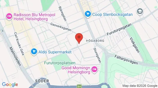 Lägenheter att hyra i Helsingborg - Bild från Google Street View