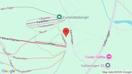 Lägenheter att hyra i Härjedalen - kort over placeringen