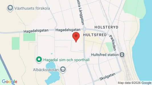 Lägenheter att hyra i Hultsfred - kort over placeringen
