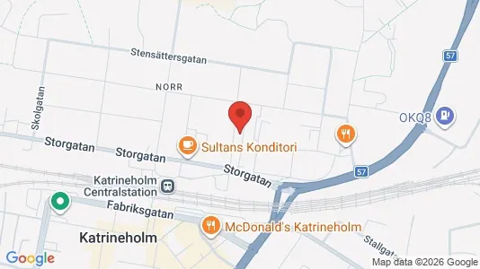 Lägenheter att hyra i Katrineholm - kort over placeringen