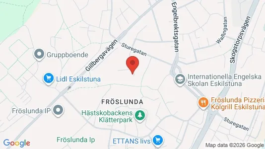Lägenheter att hyra i Eskilstuna - kort over placeringen