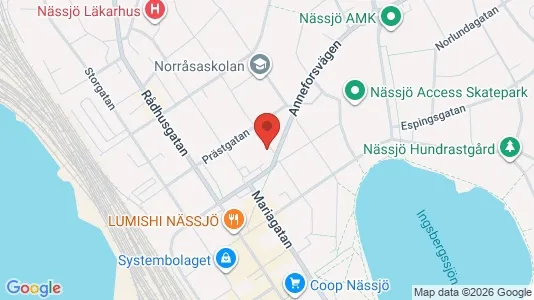 Lägenheter att hyra i Nässjö - Bild från Google Street View