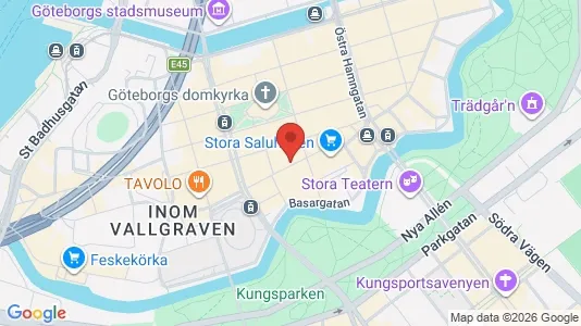 Lägenheter att hyra i Göteborg Centrum - kort over placeringen