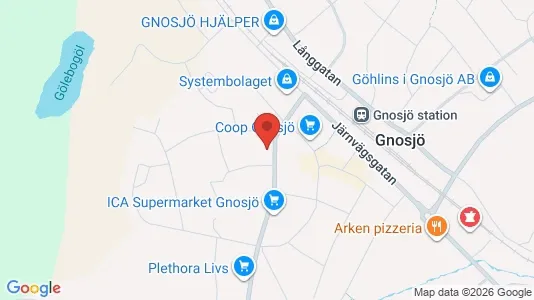 Lägenheter att hyra i Gnosjö - Bild från Google Street View
