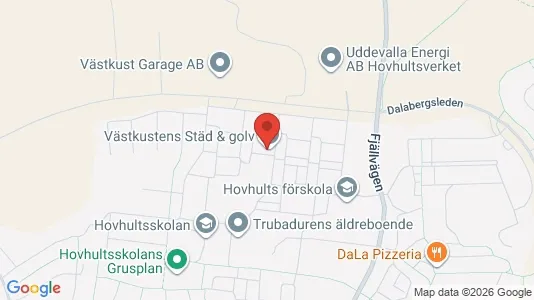 Lägenheter att hyra i Uddevalla - kort over placeringen