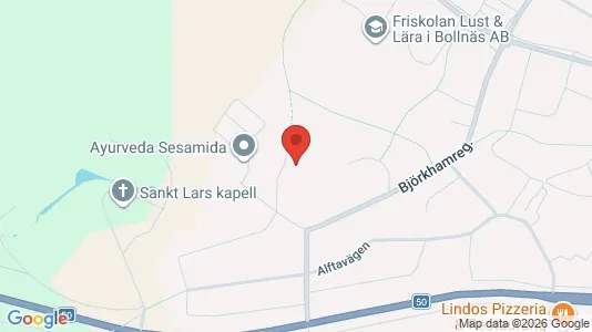 Lägenheter att hyra i Bollnäs - kort over placeringen