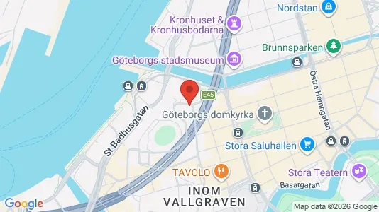 Lägenheter att hyra i Göteborg Centrum - kort over placeringen