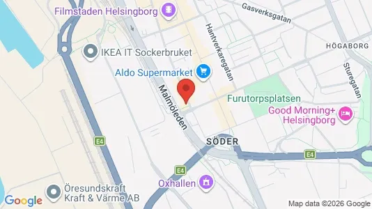 Lägenheter att hyra i Helsingborg - Bild från Google Street View
