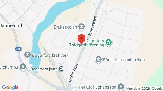 Lägenheter att hyra i Degerfors - kort over placeringen