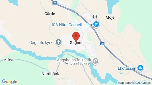 Lägenheter att hyra i Gagnef - kort over placeringen