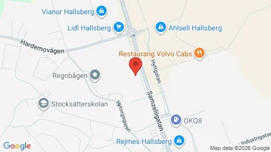 Lägenheter att hyra i Hallsberg - kort over placeringen