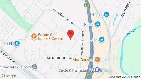 Lägenheter att hyra i Halmstad - Bild från Google Street View