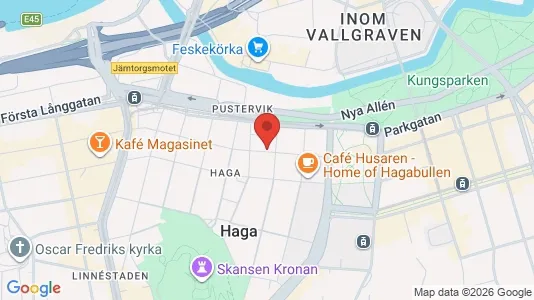 Lägenheter att hyra i Göteborg Centrum - kort over placeringen