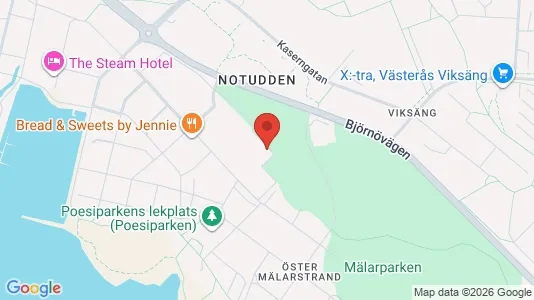 Lägenheter att hyra i Västerås - kort over placeringen