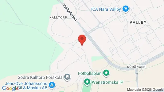 Lägenheter att hyra i Västerås - kort over placeringen