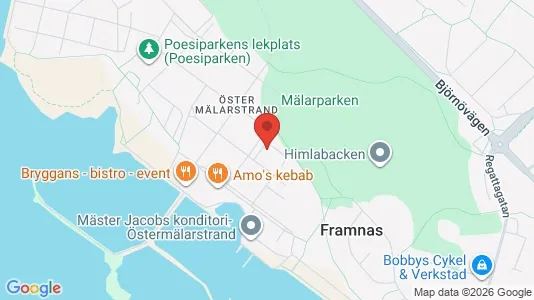 Lägenheter att hyra i Västerås - kort over placeringen