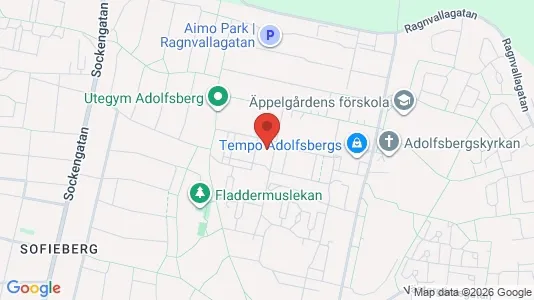 Lägenheter att hyra i Helsingborg - kort over placeringen