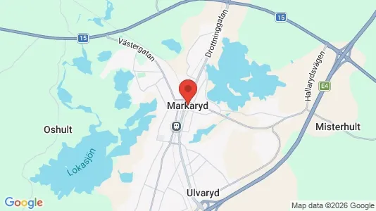 Lägenheter att hyra i Markaryd - Bild från Google Street View