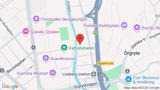 Lägenheter att hyra i Västerås - kort over placeringen