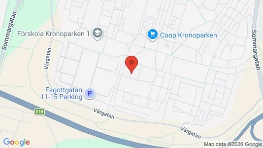 Lägenheter att hyra i Karlstad - kort over placeringen