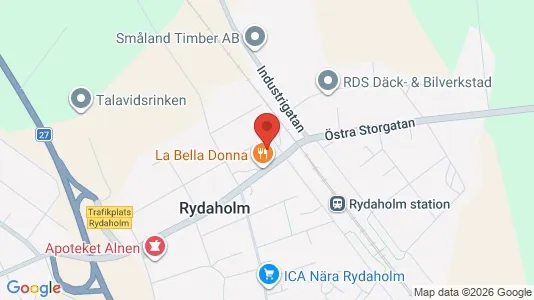 Lägenheter att hyra i Värnamo - kort over placeringen