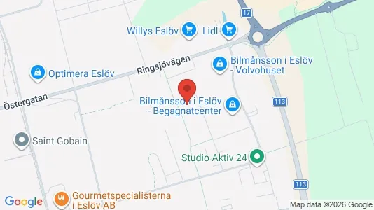 Lägenheter att hyra i Eslöv - kort over placeringen