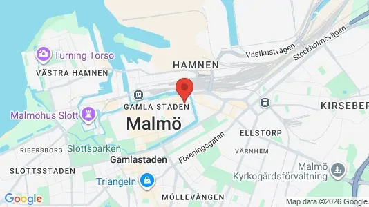 Lägenheter att hyra i Malmö Centrum - kort over placeringen