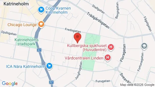 Lägenheter att hyra i Katrineholm - kort over placeringen