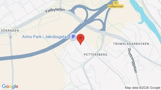 Lägenheter att hyra i Västerås - kort over placeringen