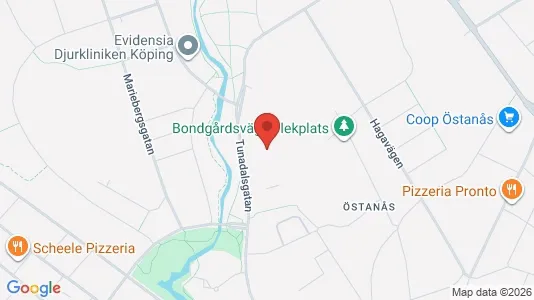 Lägenheter att hyra i Köping - kort over placeringen