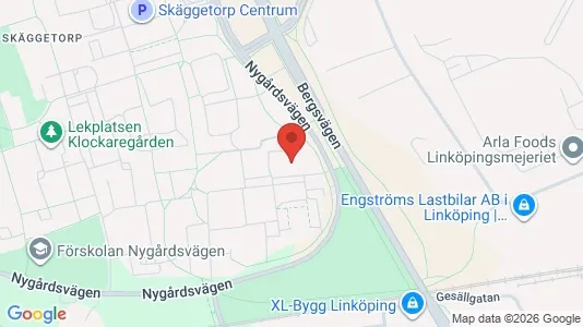 Lägenheter att hyra i Linköping - kort over placeringen